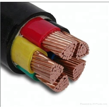 Cable de cobre aislado aislado de PVC cable eléctrico CU/PVC